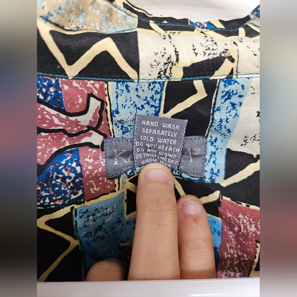 Kahala 100% silk Hawaiian Shirt Size Large - Picture 4 of 6